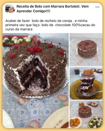 Curso Bolos Chocolatudos da Marrara Bortoloti